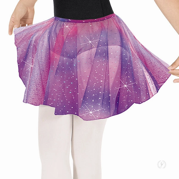 02283 Child Sequin Pull-On Tulle Skirt Skirt Pocket Pattern