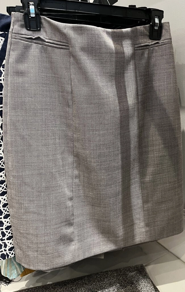  (6) Wool Blend Pencil Skirt