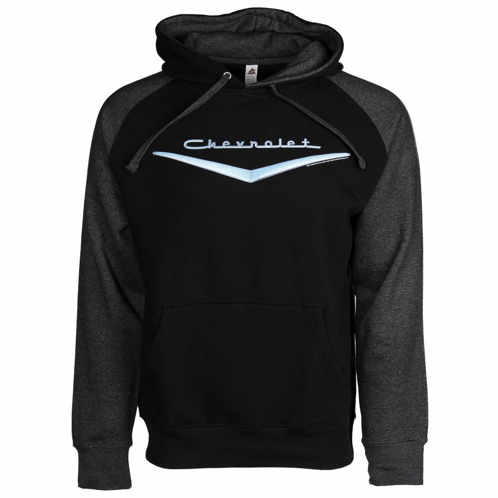 Ravens Hooded Sweatshirts 'David Carey' Men's Chevrolet CB Hoody - Black / Charcoal