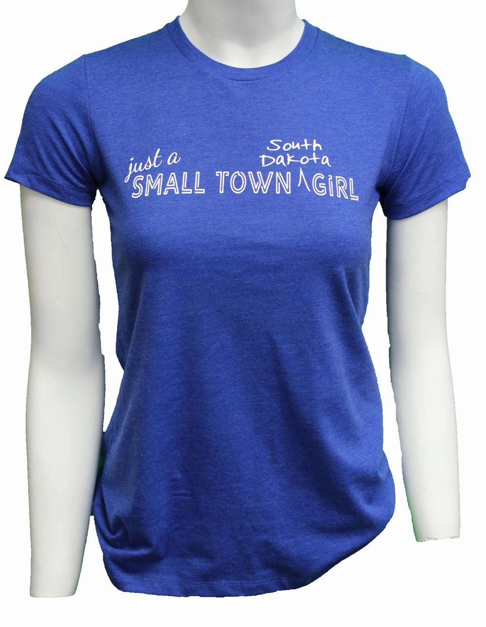 Rutgers Sweatshirts 'ScratchPad Tees' Women's Smalltown SD Tee - Royal Heather