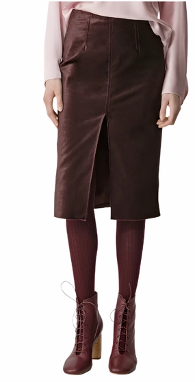 Stretch Velvet Skirt 