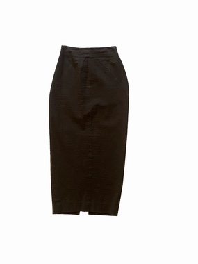Textured Pencil Skirt 