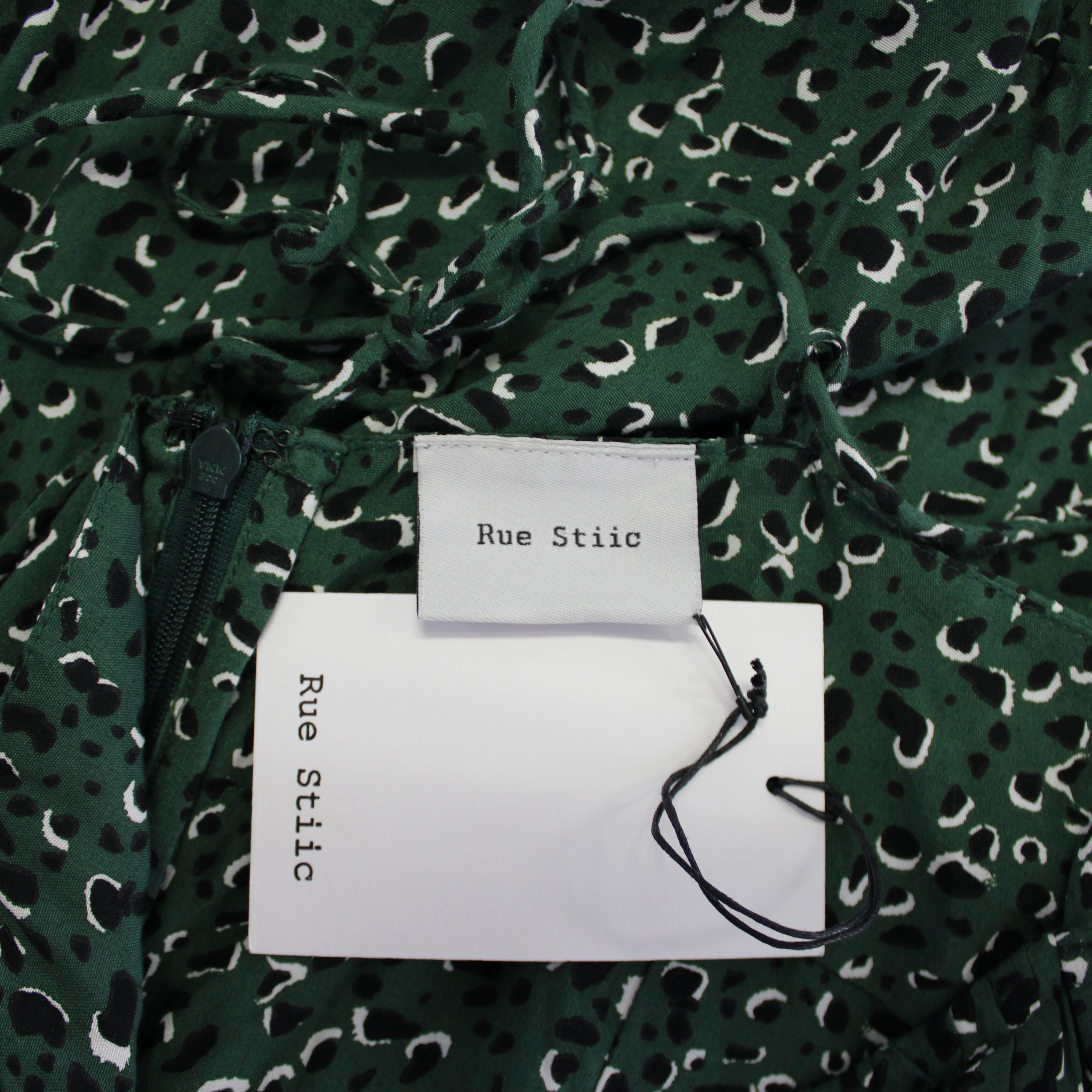 Rue Stiic Green Midi Dress BNWT Floral Fitted Midi Dress