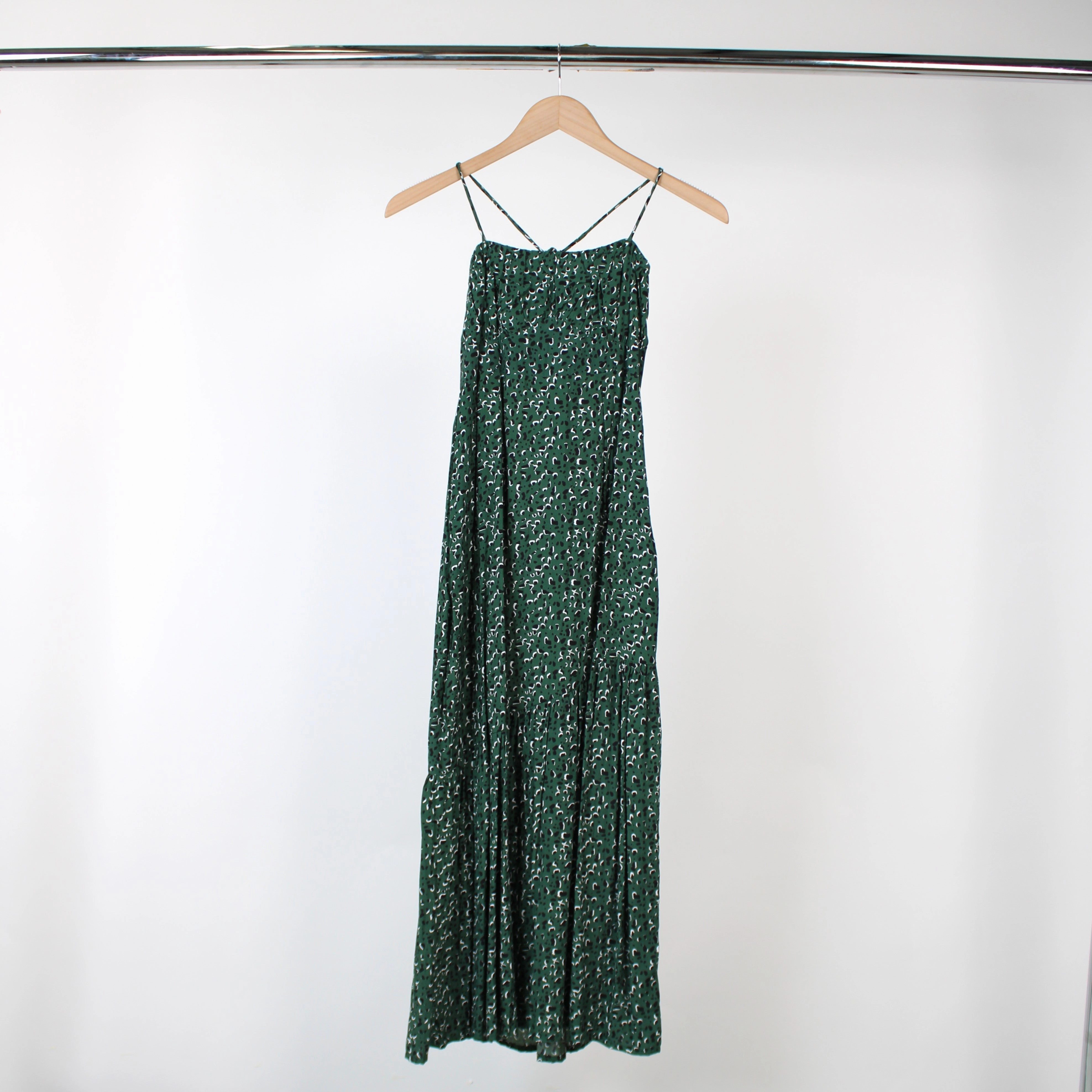 Rue Stiic Green Midi Dress BNWT Retro Midi Dress