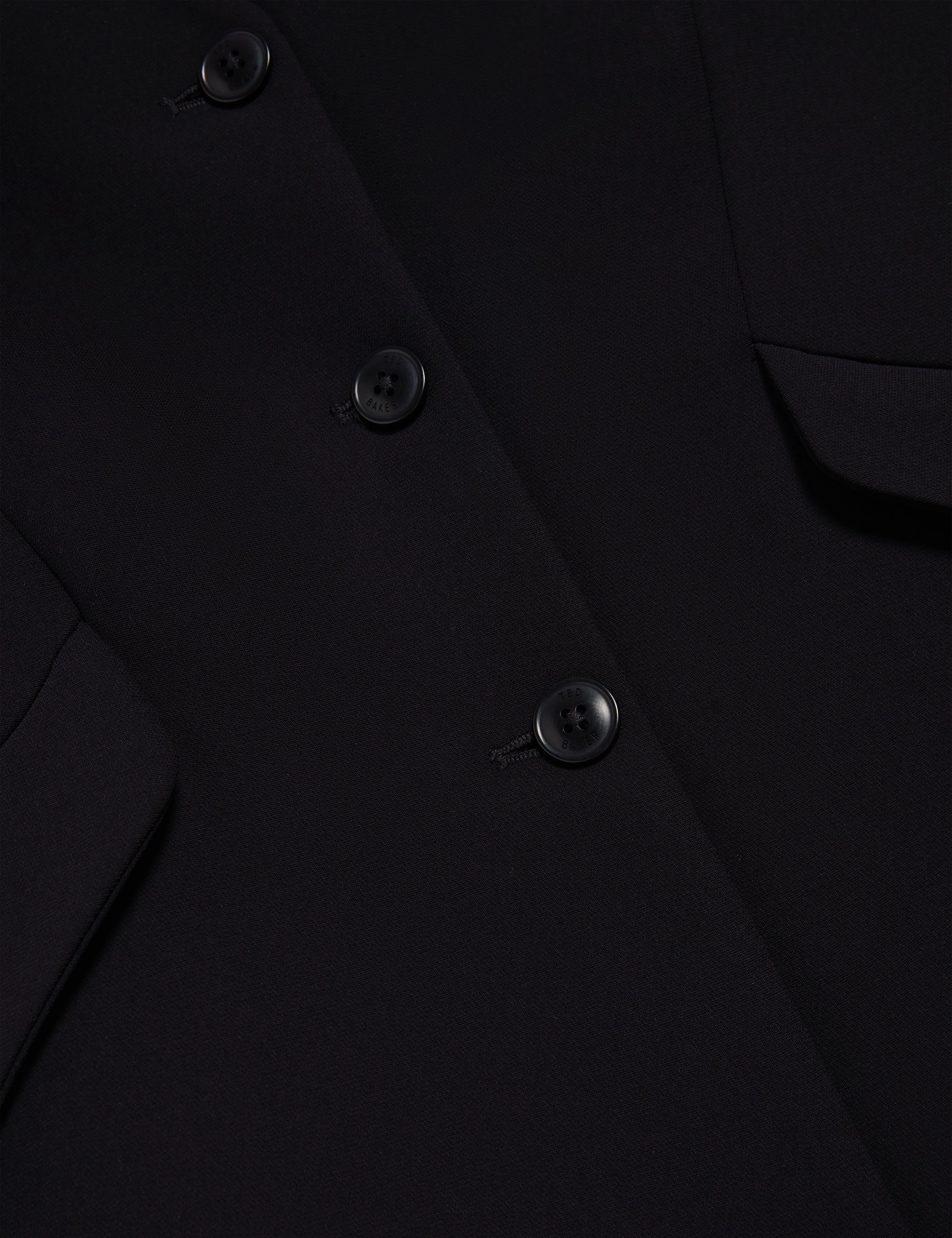 Winter Coats In Tall Sizes Morriaw Tailored Fitted Longline Waistcoat Black