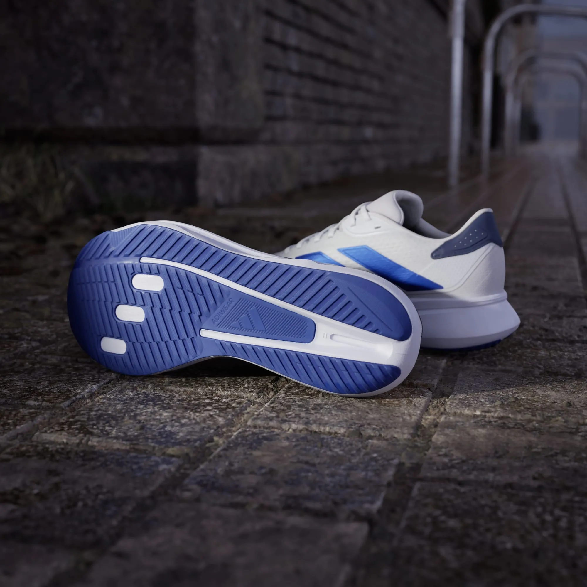 Best Running Shoes For Overpronators Adidas Men's Duramo 12 Sl White/Blue Running Shoes