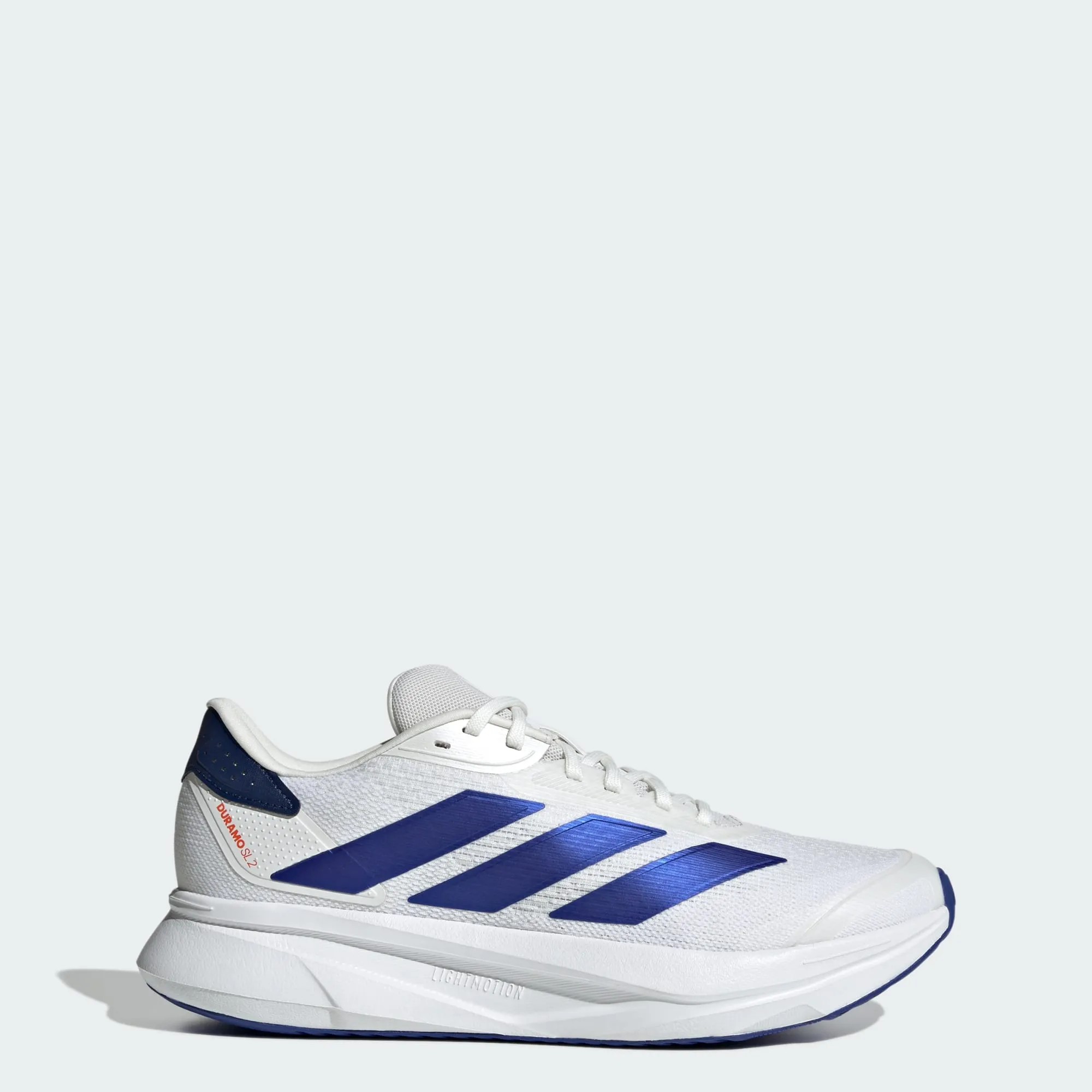 Adidas Men's Duramo 12 Sl White/Blue Running Shoes Running Shoes Downshifter