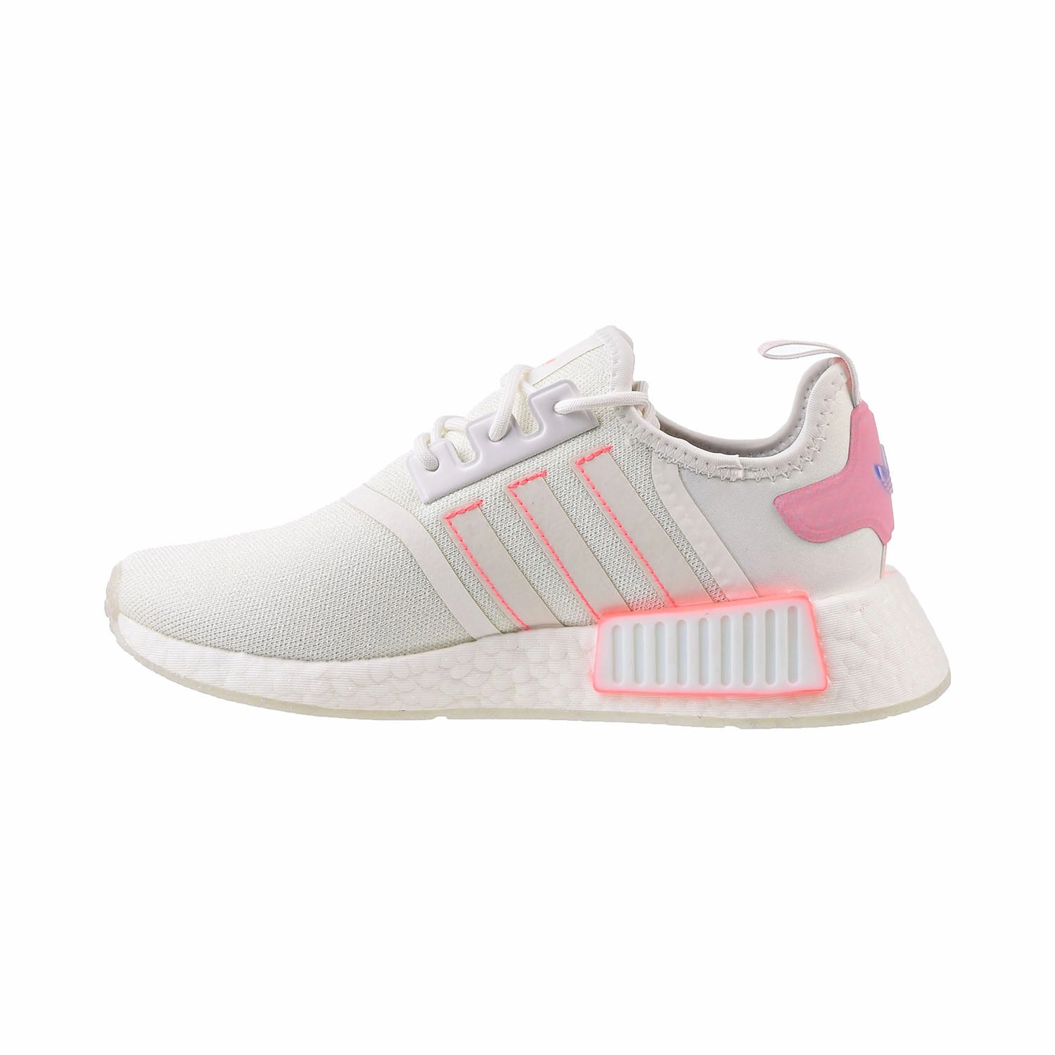Kangaroo Running Shoes Adidas NMD_R1 Women's Shoes Cloud White-Acid Red