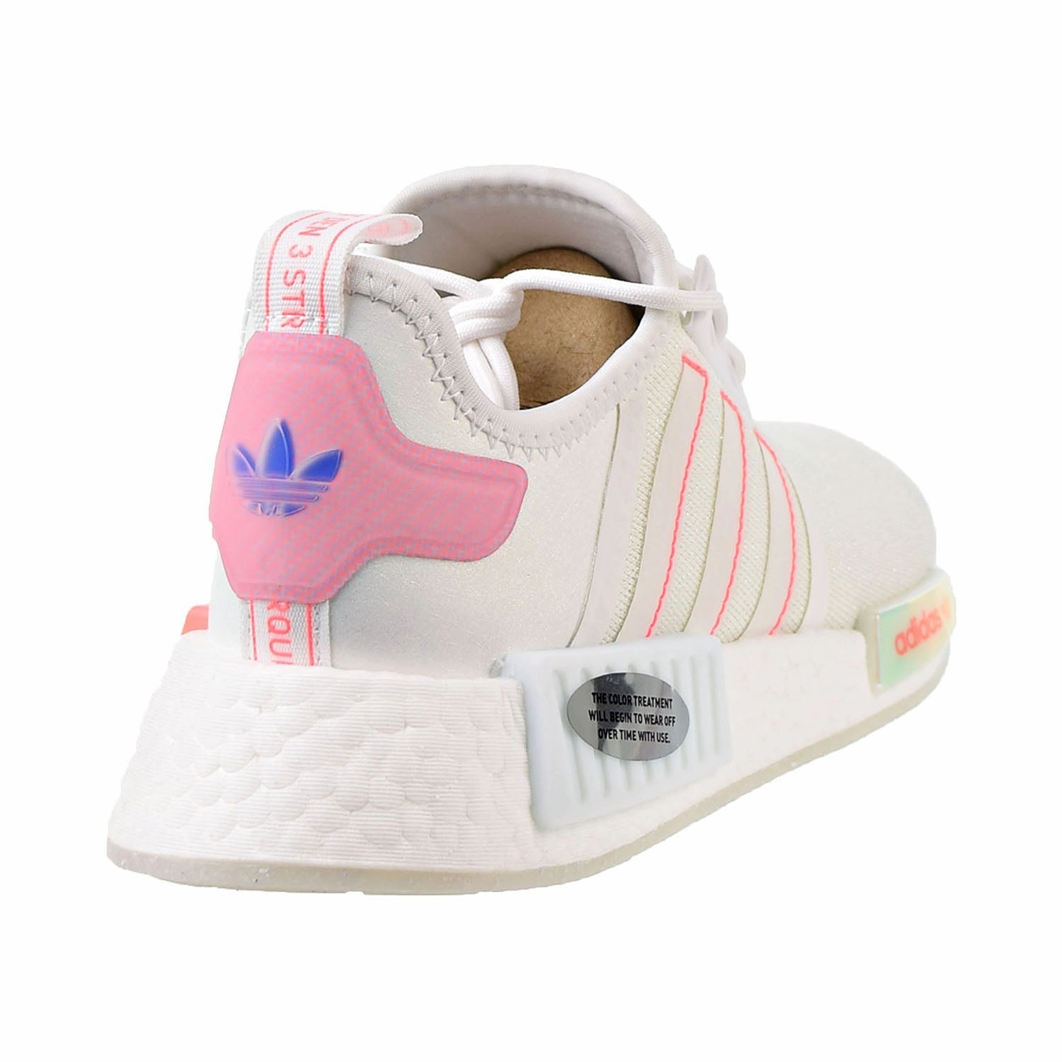 Adidas NMD_R1 Women's Shoes Cloud White-Acid Red Best Running Shoes For Running On Concrete