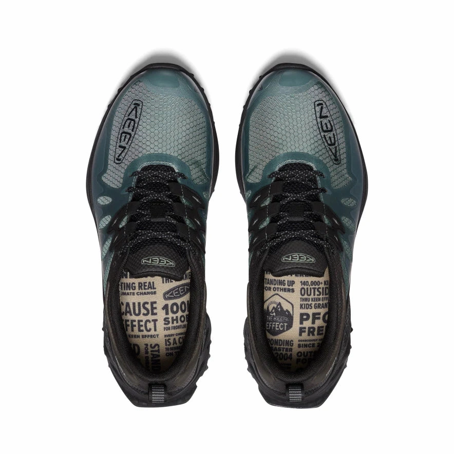 Wide Toe Box Hiking Boot MEN'S ZIONIC WP - DARK FOREST/BLACK