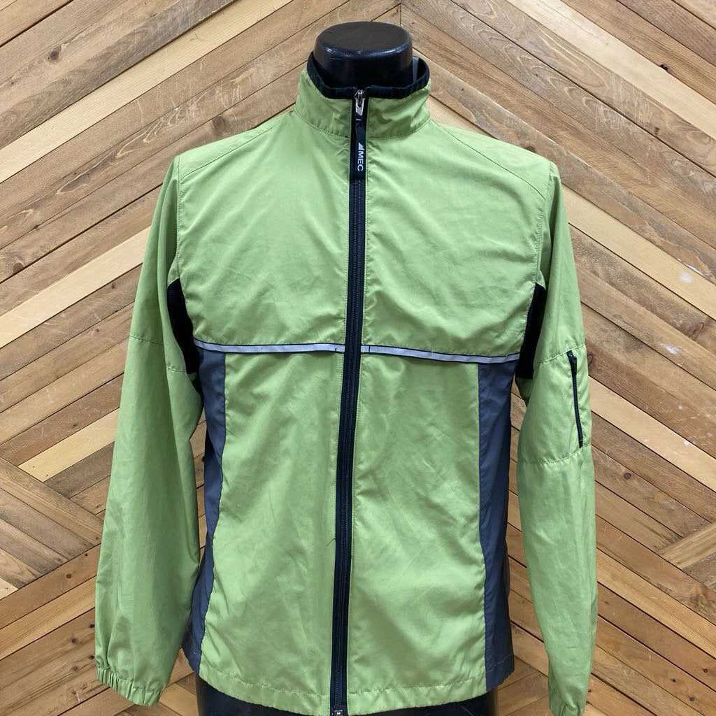 MEC - Women's Full-Zip Windbreaker Jacket : Green/White/Grey-women-MD Different Kinds Of Suit Jackets