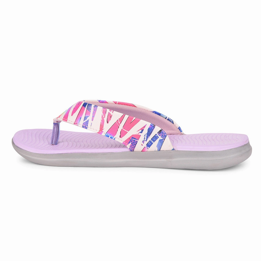 AHA Casual Purple Flip Flops For Women KIARA-6 By Liberty Cheap Shower Flip Flops