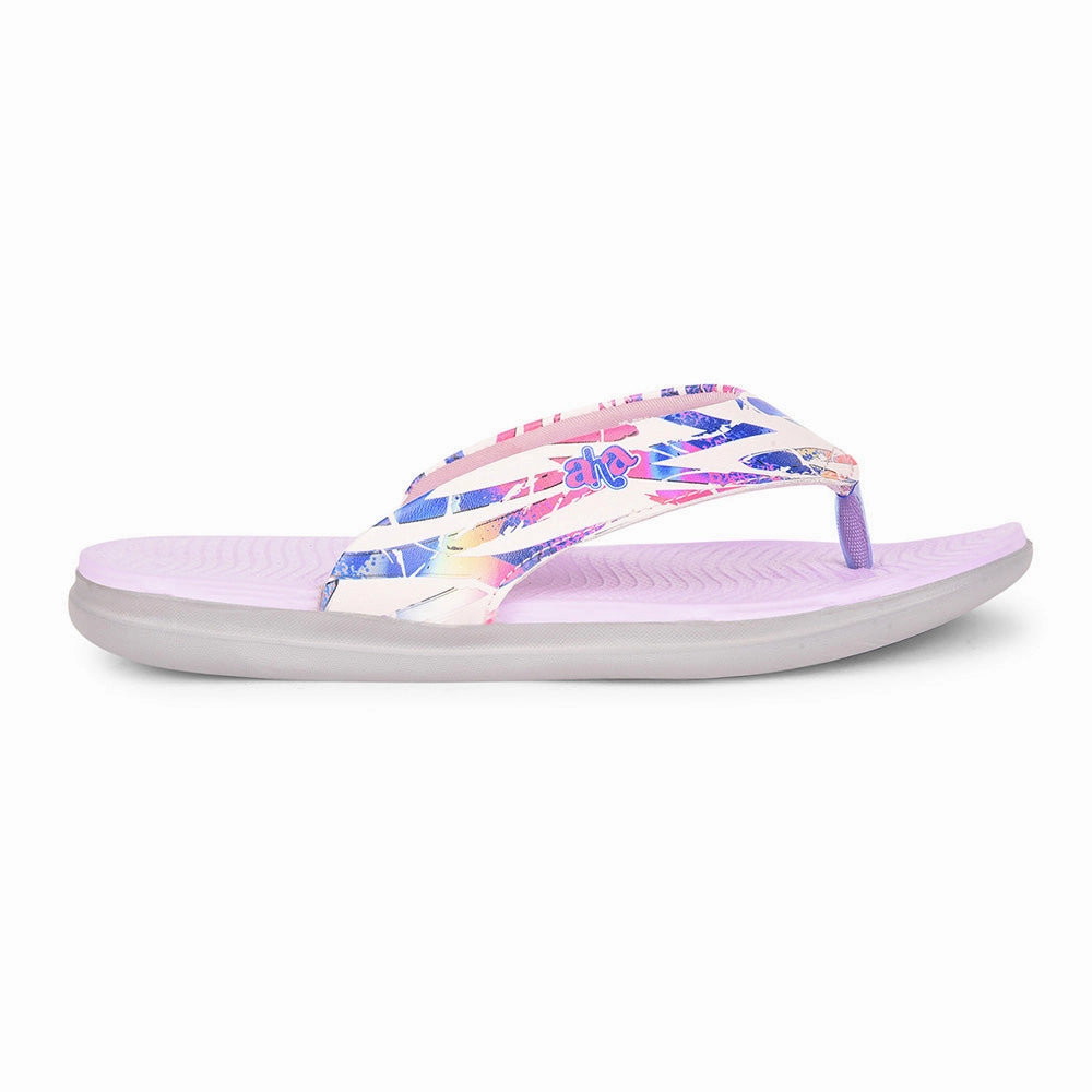 AHA Casual Purple Flip Flops For Women KIARA-6 By Liberty Most Expensive Flip Flops