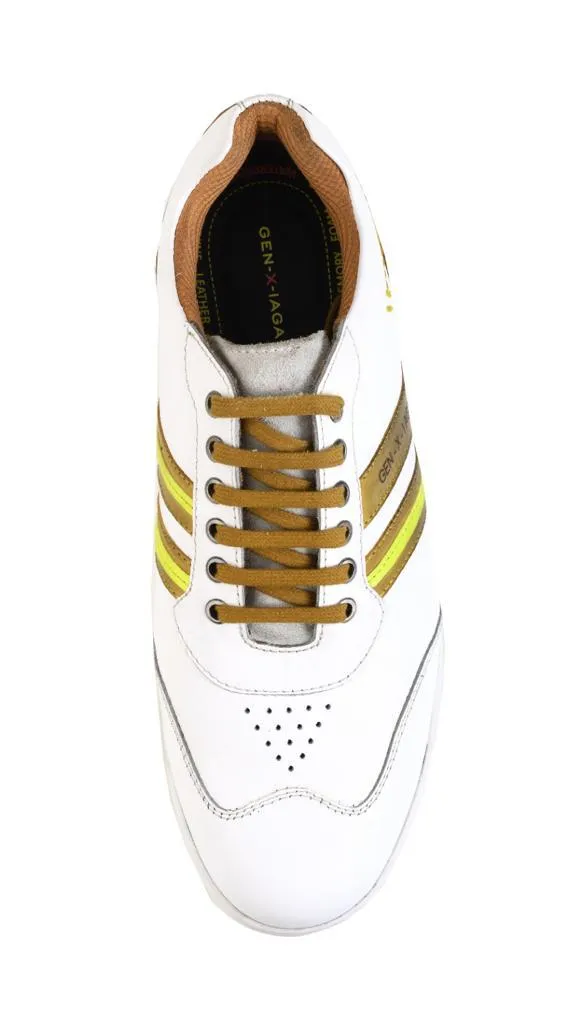 Aquel  White / Yellow-Golf Shoes Lightweight Shoes For Travel