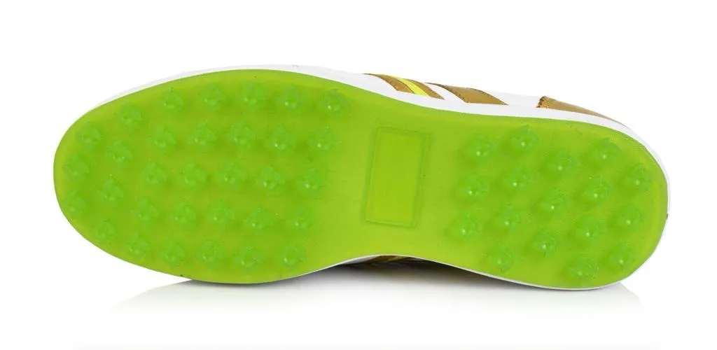 Waterproof Cycling Shoes For Flat Pedals Aquel  White / Yellow-Golf Shoes