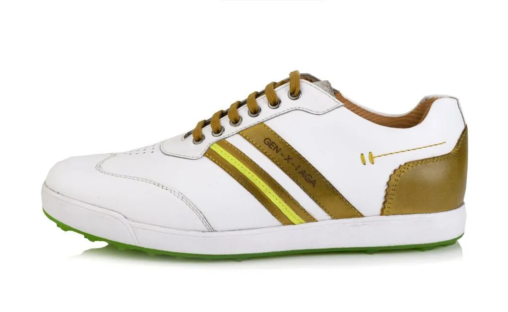 Aquel  White / Yellow-Golf Shoes Waterproof Protector For Shoes