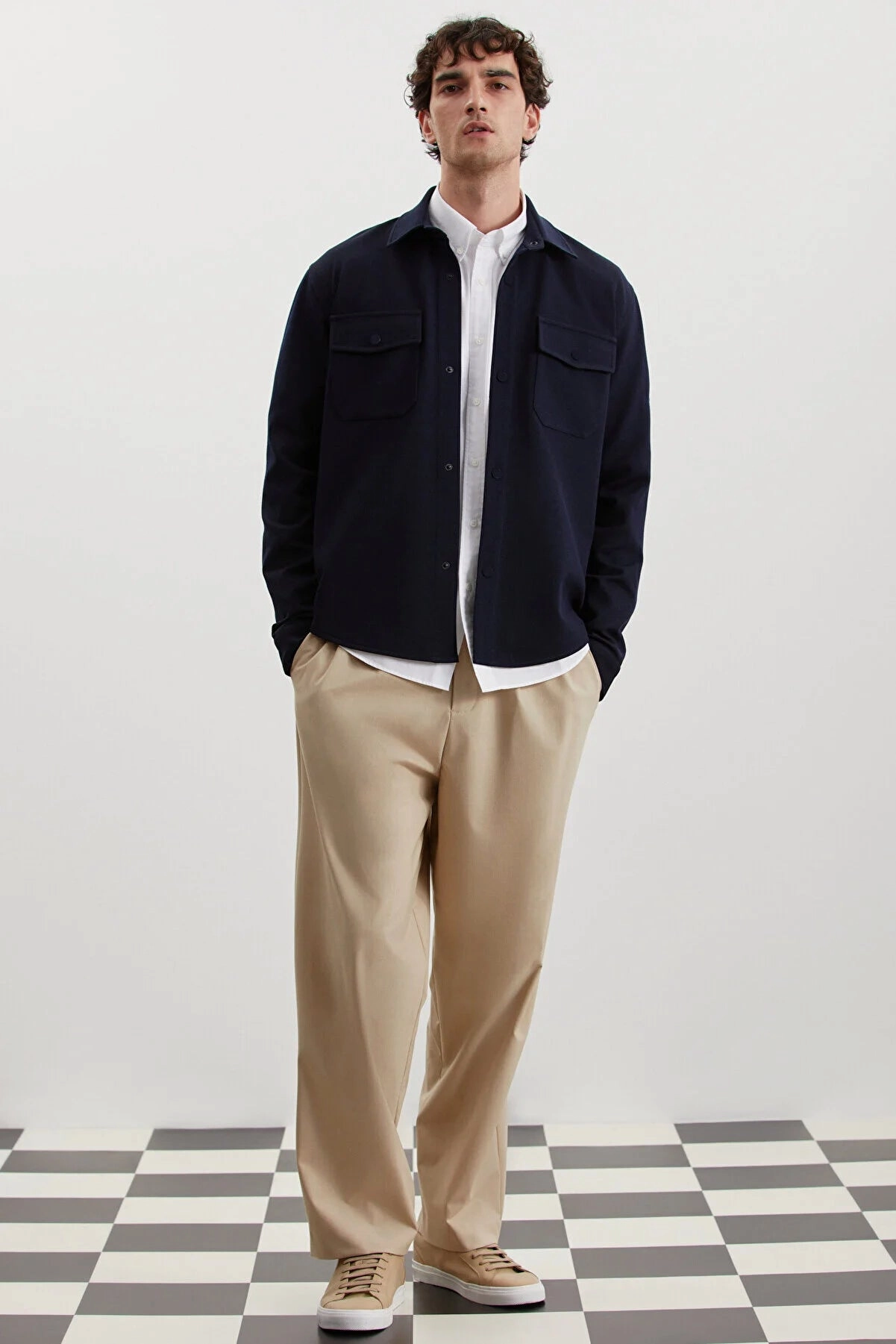 Grimelange Men's Navy Blue Jones Special Piqu Look Thick Fabric Jacket Columbus Jackets Vs Detroit Wings Tickets