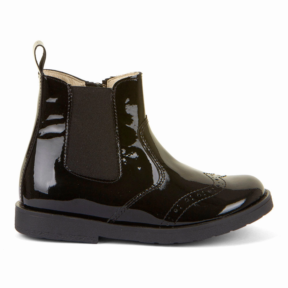 Froddo | Chelys Boots | Black Patent Leather Best Snow Boots