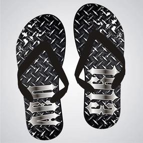 Alpha Epsilon Pi Diamond Plate Flip-Flops - SBL100 - SUB Bling For Flip Flops