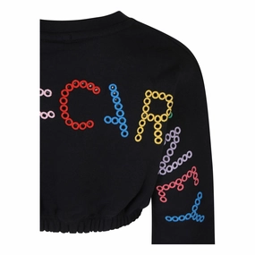 H&m Sweatshirts Black Logo Sweatshirts