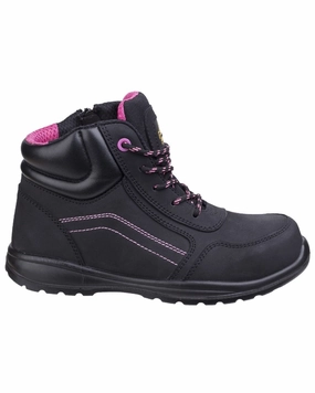 Volcom Work Boots Amblers Safety Womens AS601 Lydia Side Zip Safety Boots