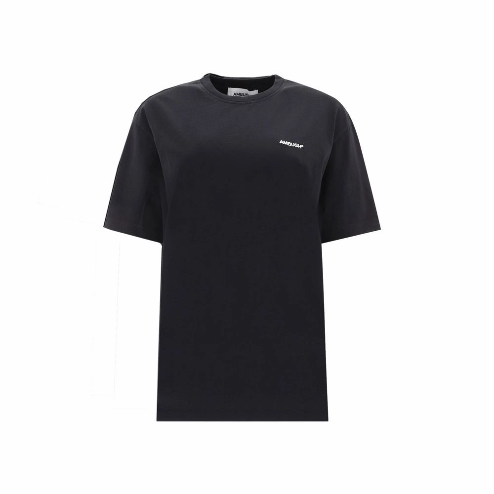 Ambush Black Cotton T-Shirt Poolside