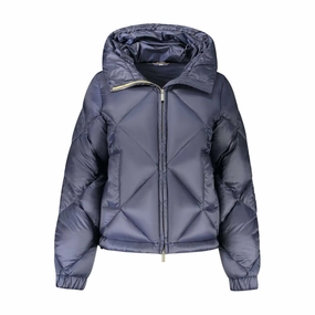 Work Jackets For Cold Weather K-WAY Blue Polyester Jackets & Coat