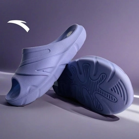 ANTA Women C37 Slipper Sandal 1225E8523R-2 -Grey/Grey (Selipa/Sandal Perempuan) Popular Slide Sandals