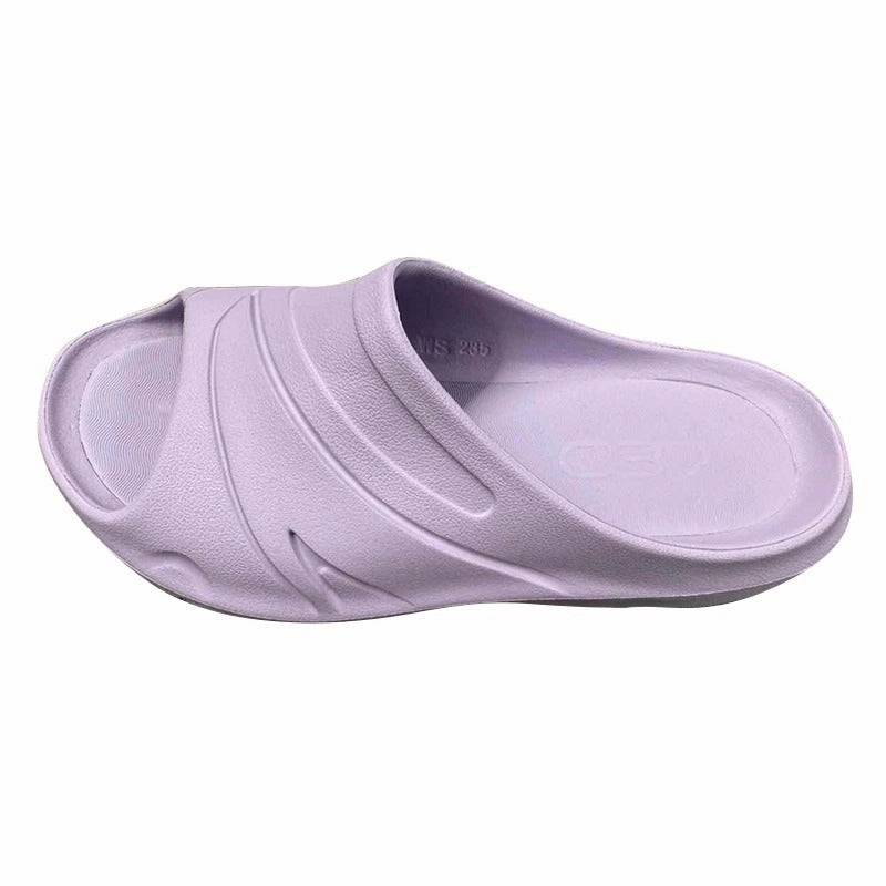 ANTA Women C37 Slipper Sandal 1225E8523R-2 -Grey/Grey (Selipa/Sandal Perempuan) Studded Flat Sandals