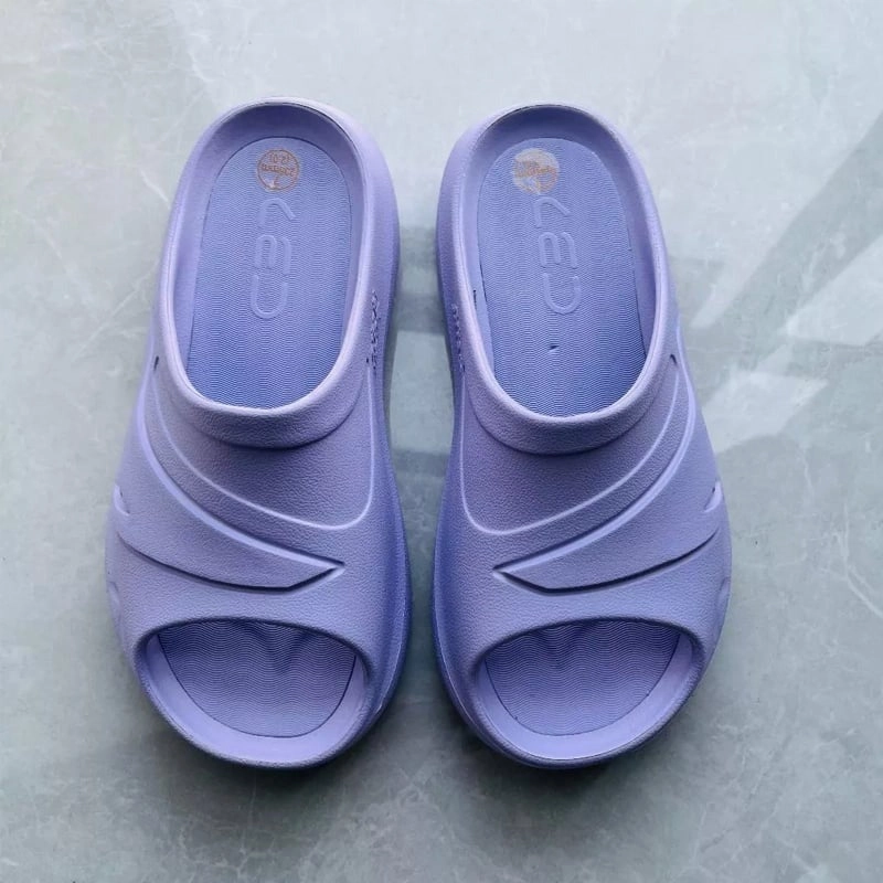 Sandals With T Strap ANTA Women C37 Slipper Sandal 1225E8523R-2 -Grey/Grey (Selipa/Sandal Perempuan)
