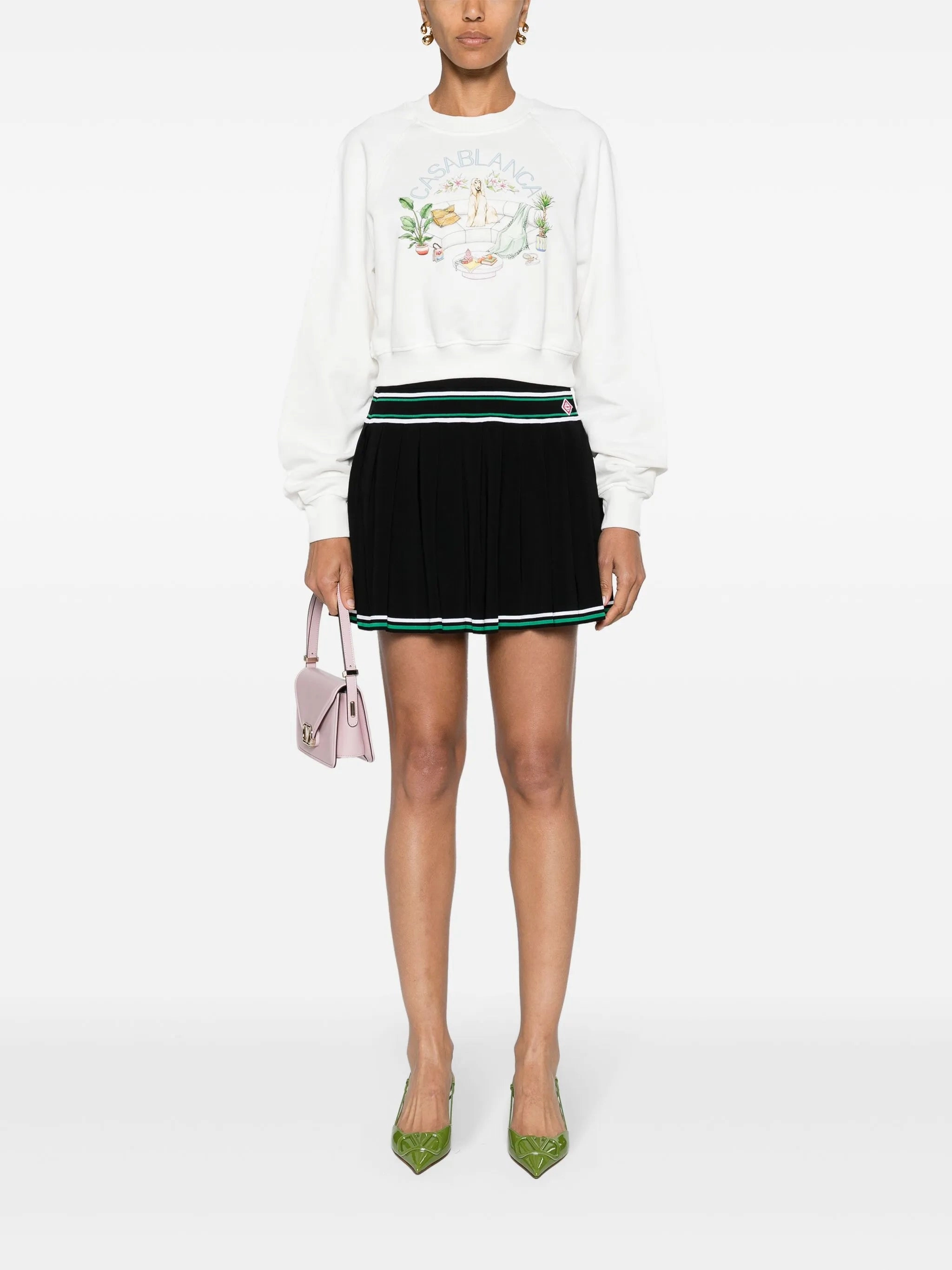 Appartement Dans Les Airs cropped sweatshirt Hockey Goalie Sweatshirts