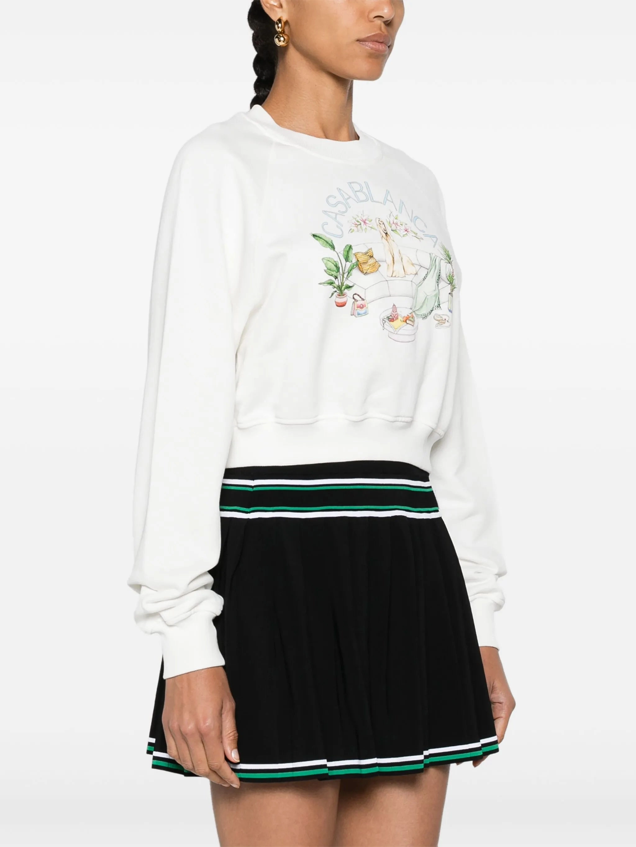 Uniqlo Sweatshirts Appartement Dans Les Airs cropped sweatshirt