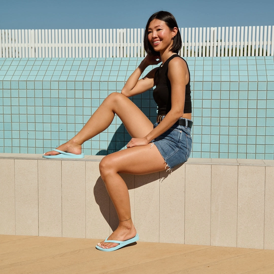 Flip Flops Bulk Wedding Arch Support Flip Flops - Classic - Sky Blue