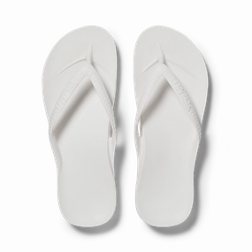 Flip Flop Phone Arch Support Flip Flops - Classic - White