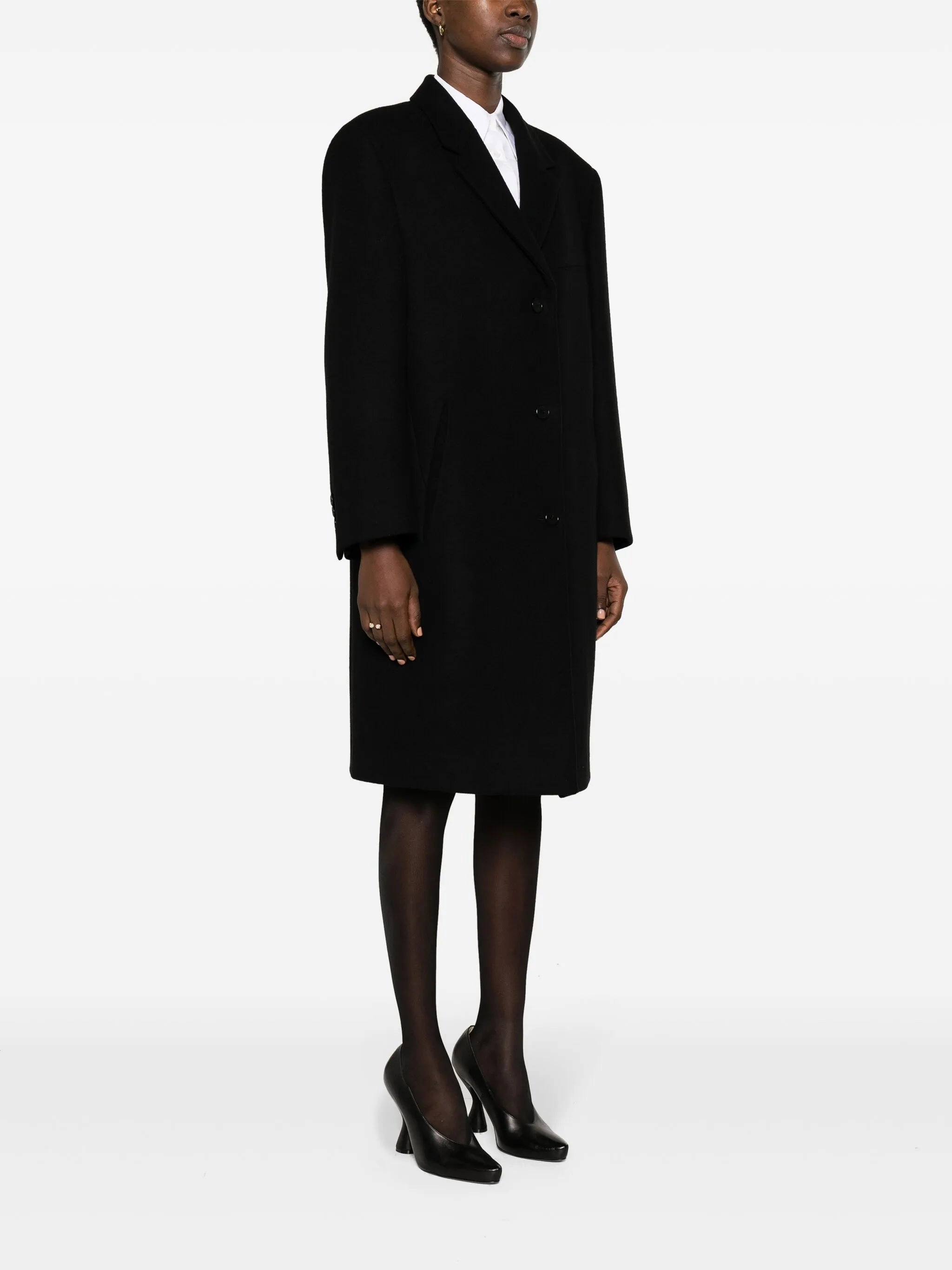 Security Guard Coats Ardon cashmere single-breasted coat