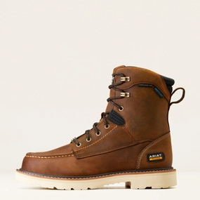 Ariat Men's Rebar Lift 8" Waterproof EH Moc Comp Toe Work Boot Work Boots Chelsea