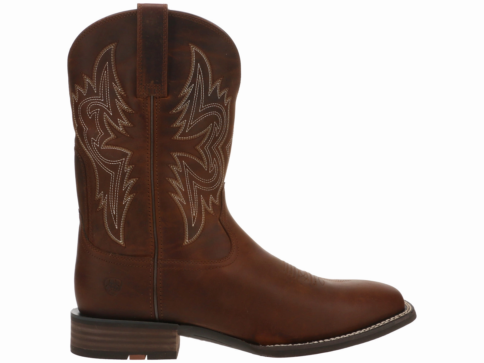 Ariat Western Big Rig Square Toe Cowboy Boot Brown Heavy-duty Work Boots Waterproof