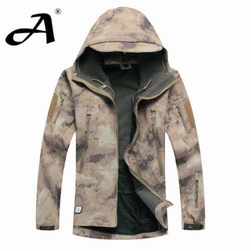 Army Camouflage Coat Military Jacket Waterproof Windbreaker Raincoat Clothes Army Jacket Men Jackets And Coats