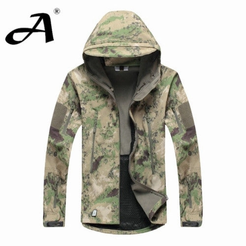 Army Camouflage Coat Military Jacket Waterproof Windbreaker Raincoat Clothes Army Jacket Men Jackets And Coats