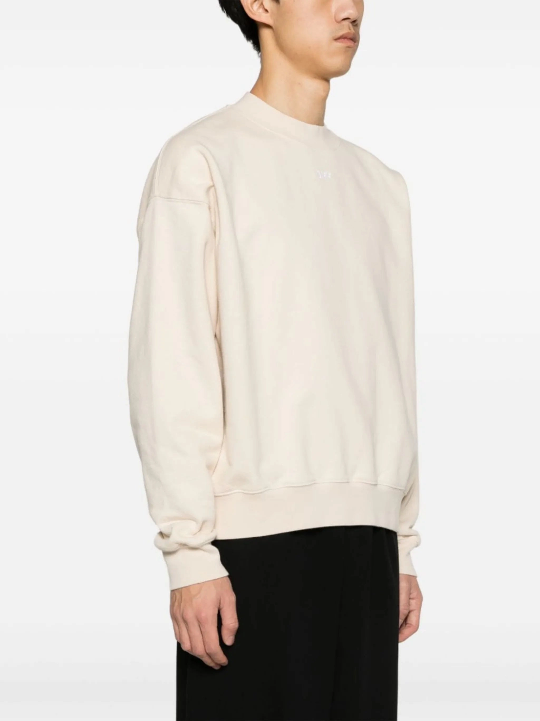 Arrows-embroidered cotton sweatshirt Guest In Residence Knitwear
