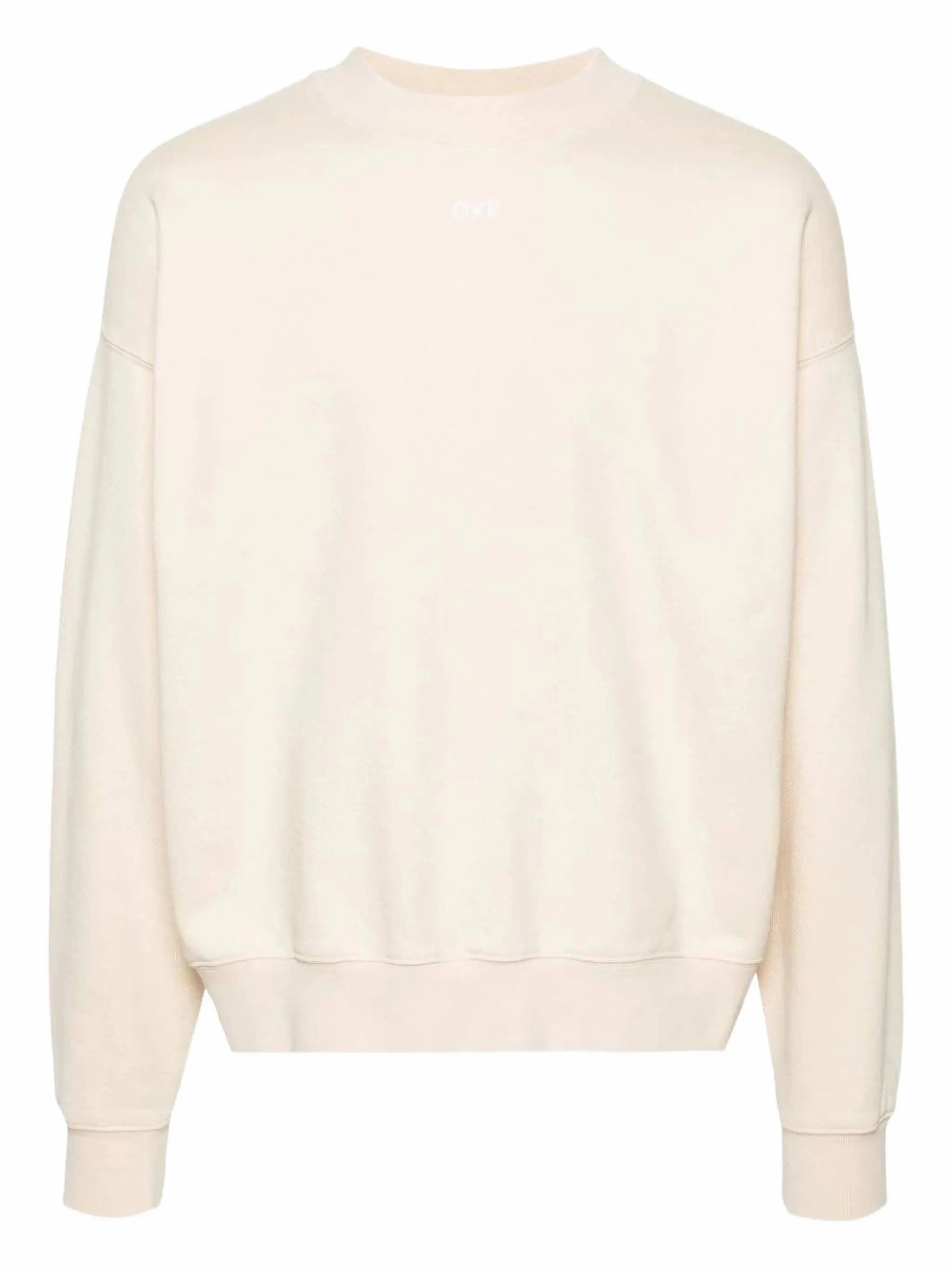 Arrows-embroidered cotton sweatshirt The Cardigan Authentic Knitwear