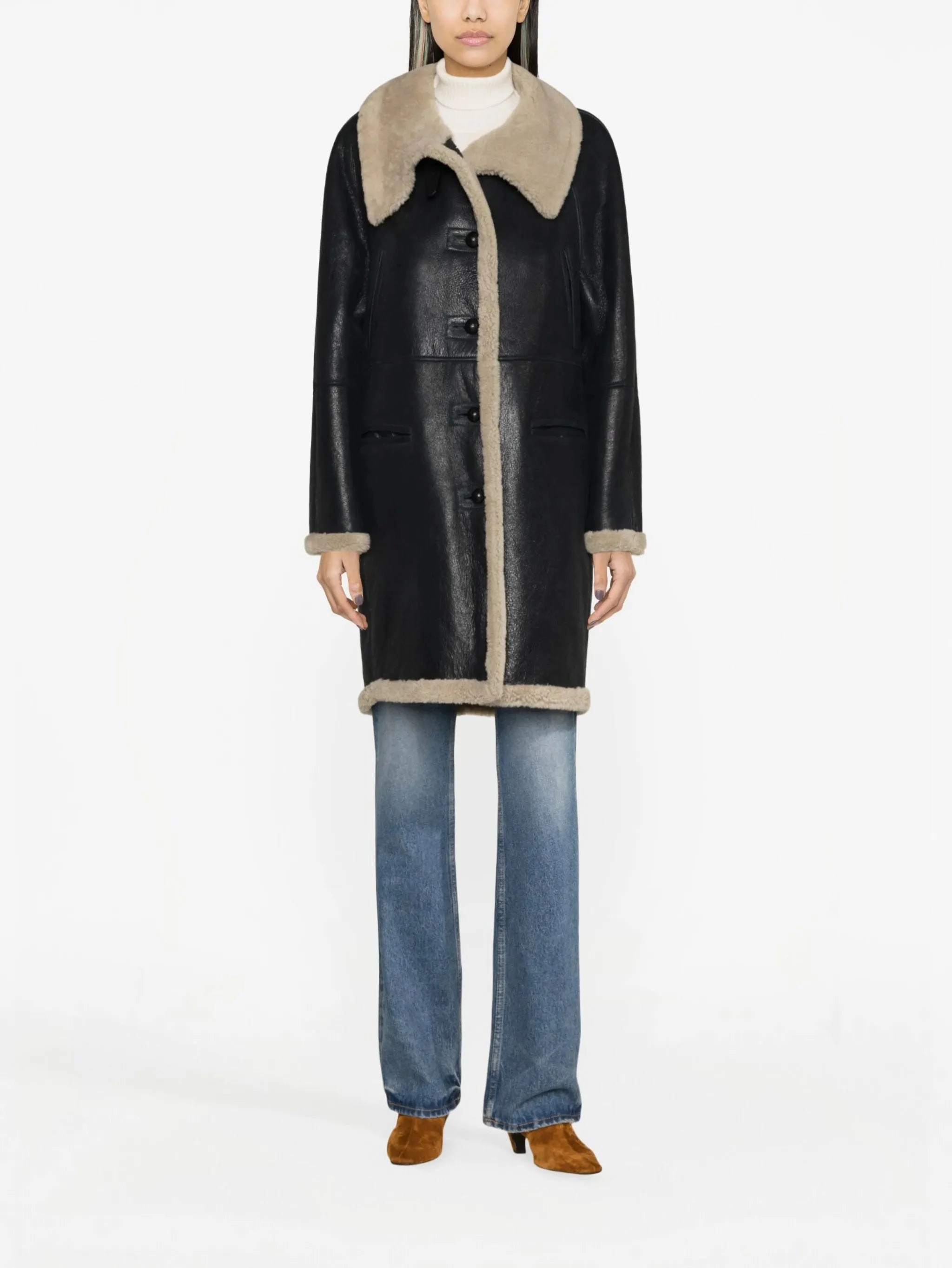 Astana shearling coat J Crew Coats And Jackets