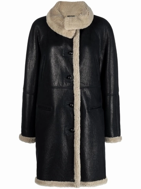 Astana shearling coat To Wear Over Suits