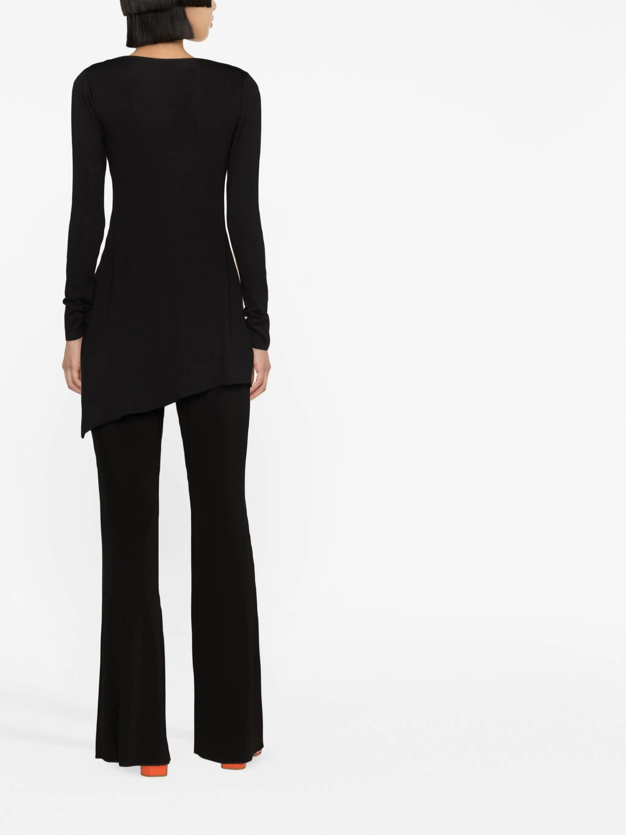 asymmetric long-sleeve cardigan Fb Sister Knitwear