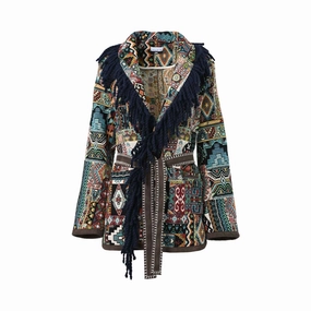 Amazon Wool Coats Sfizio Women's Gobelin Dragonfly Jacket