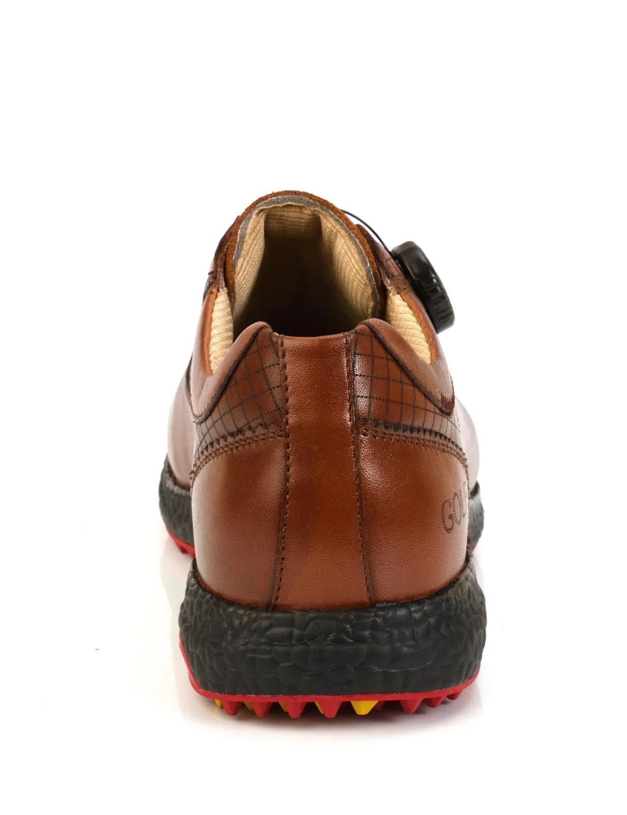 Outdoor Comfy Arch Support Waterproof Walking Shoes Austin Easy Go Tan-Golf Shoes