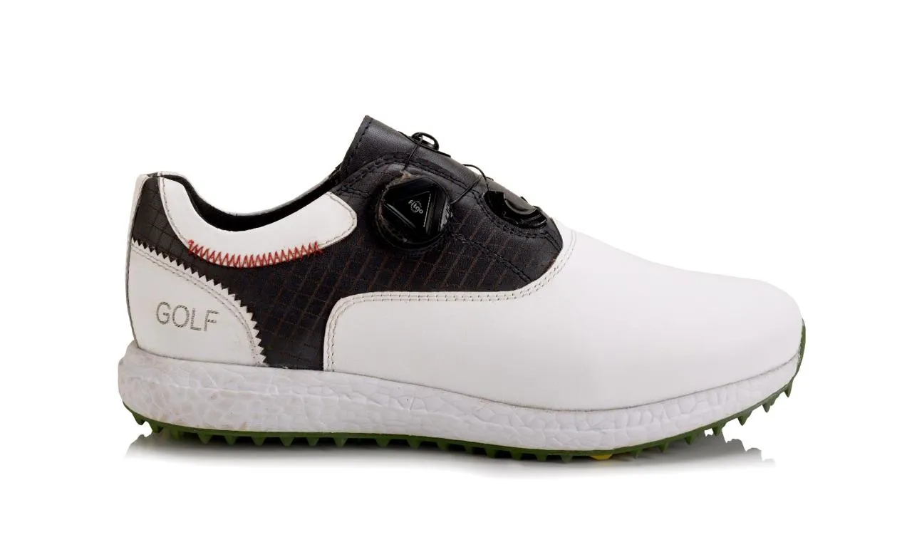 Formal Shoes Waterproof Austin Easy-Go White / Black-Golf Shoes