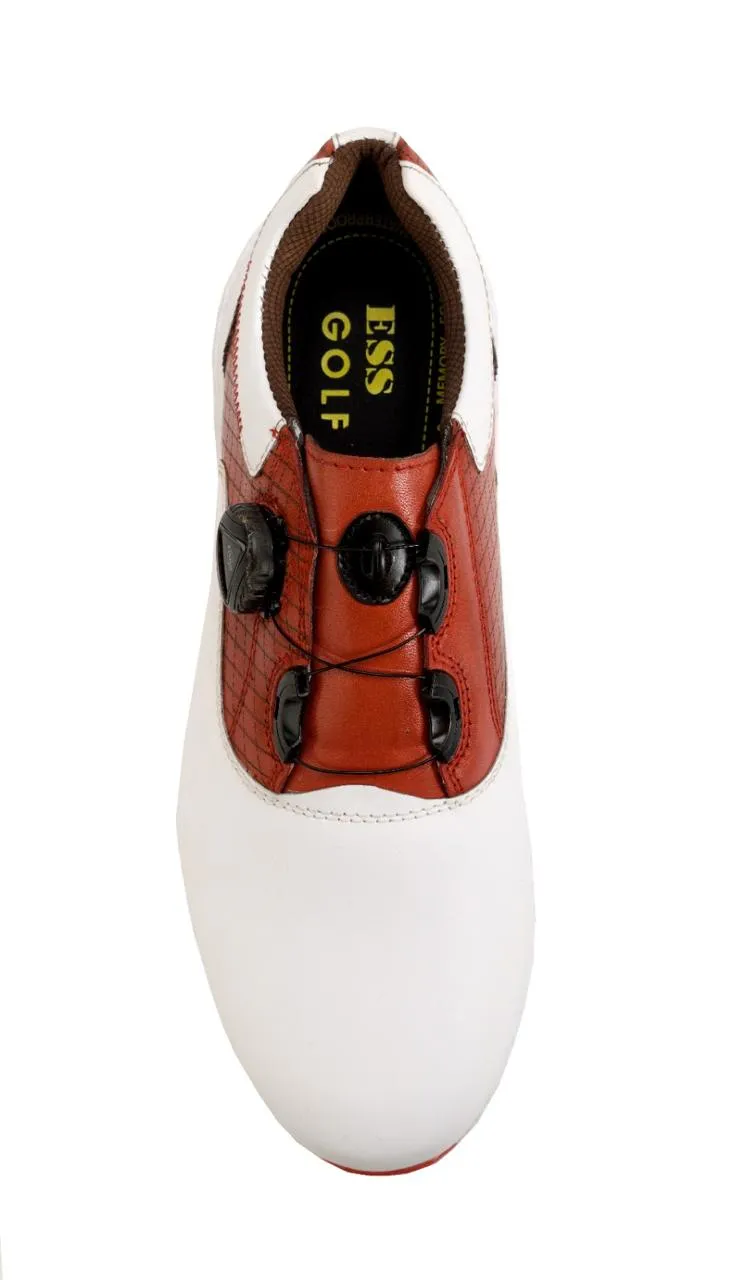 Austin Easy-Go White / Red-Golf Shoes Footwear Waterproof Shoes