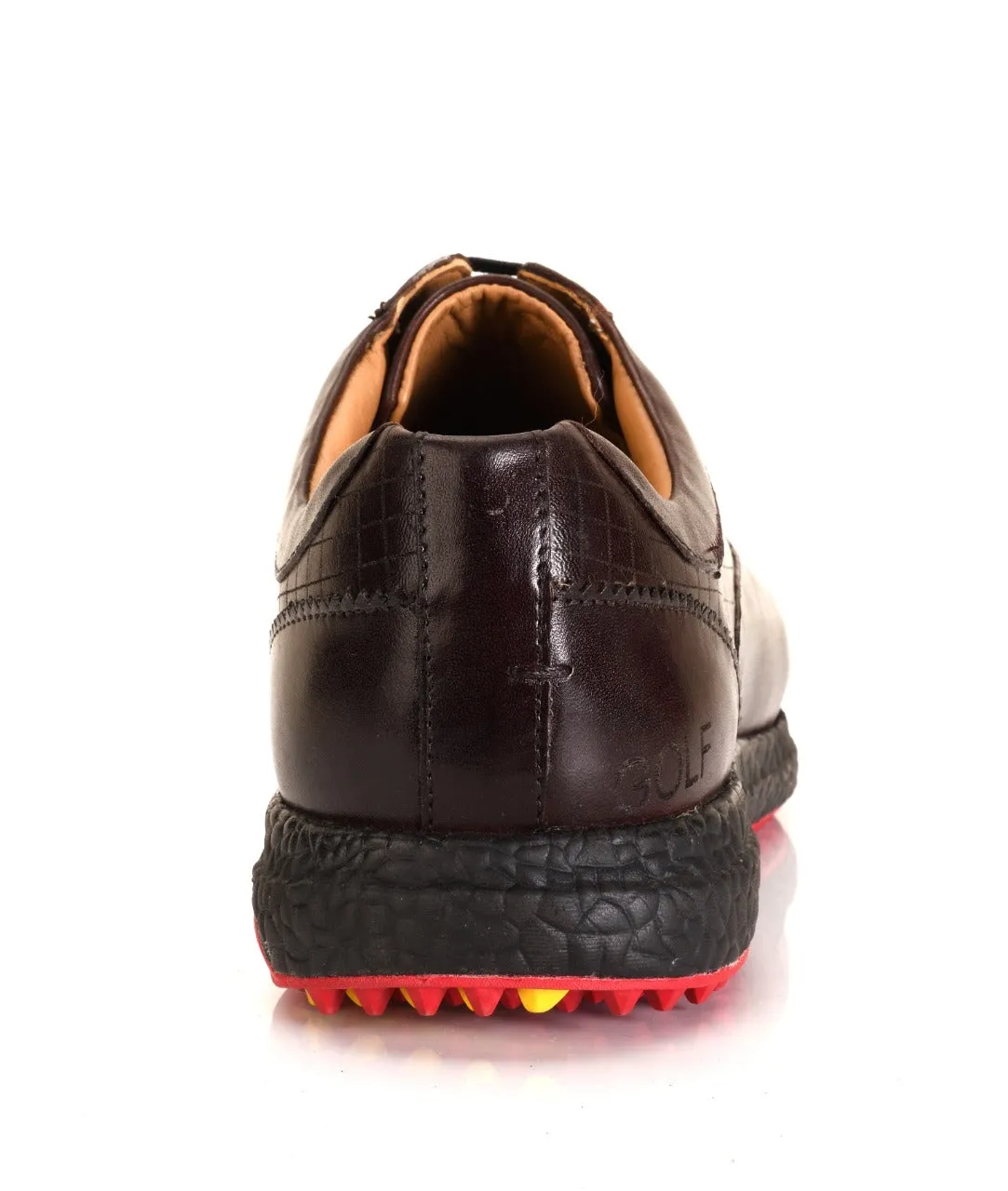 Waterproof Shoes Gore-tex Austin Full Brown-Golf Shoes