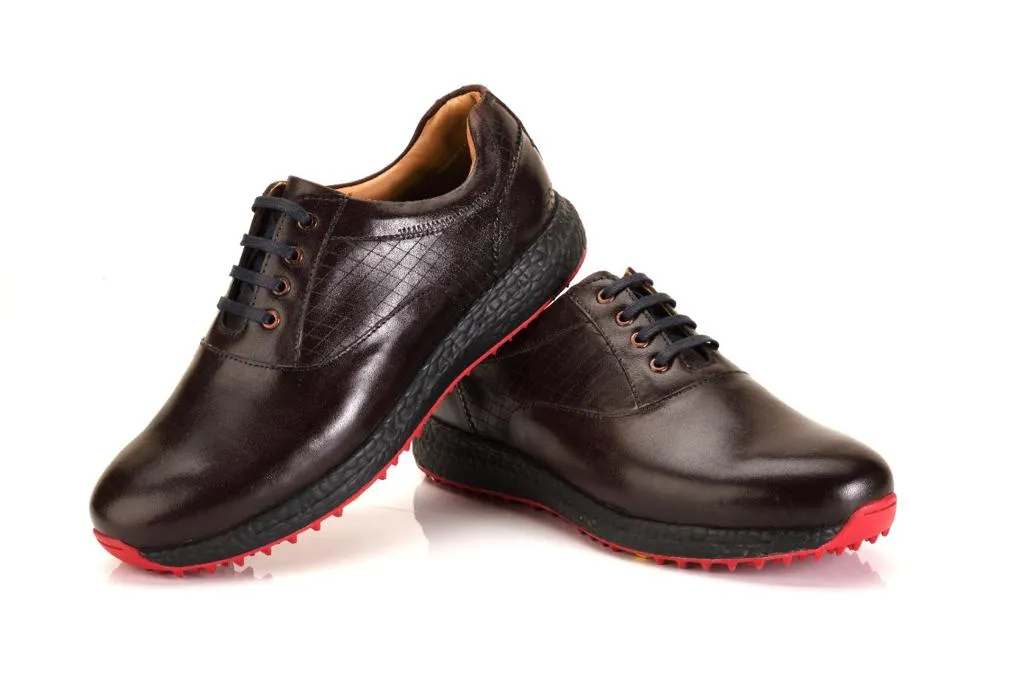 Waterproof Shoes For Iceland Austin Full Brown-Golf Shoes
